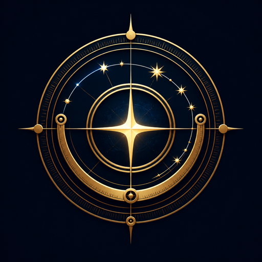 Constellations — ein goldenes Astrolabium vor dunklem Himmel